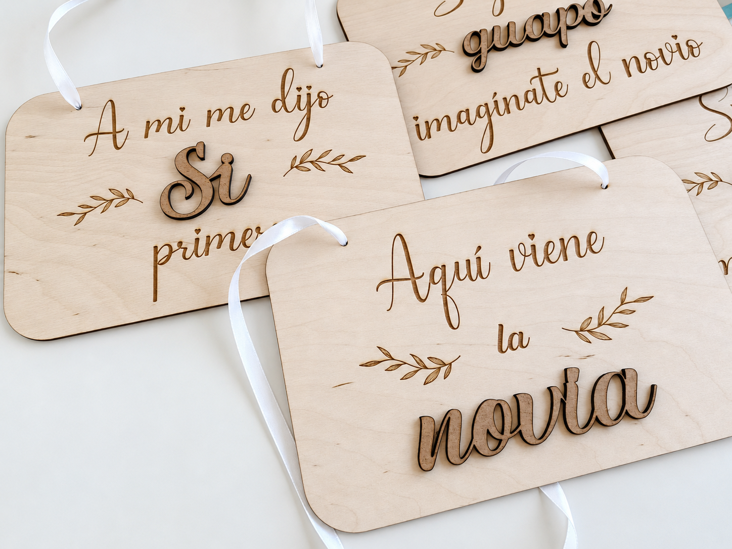 Carteles de Boda, Aquí viene la novia o novio - Imagen 4